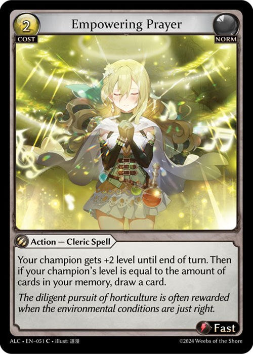 Empowering Prayer (51) [Alchemical Revolution] Foil