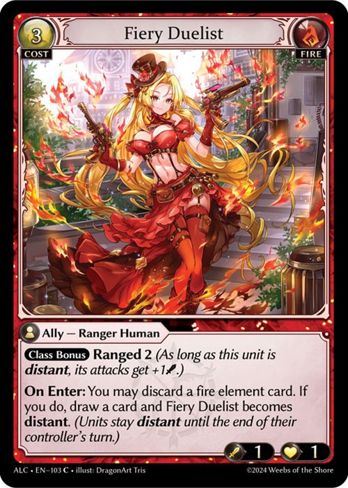 Fiery Duelist (103) [Alchemical Revolution] Foil