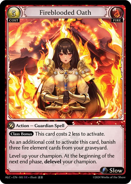 Fireblooded Oath (105) [Alchemical Revolution] Foil