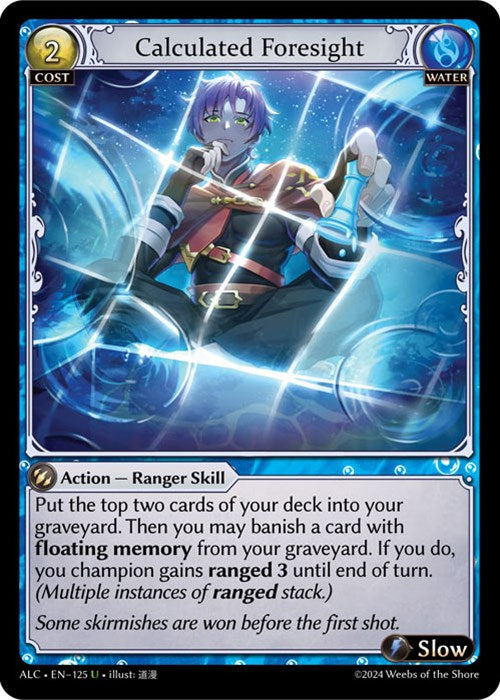 Calculated Foresight (125) [Alchemical Revolution] Foil