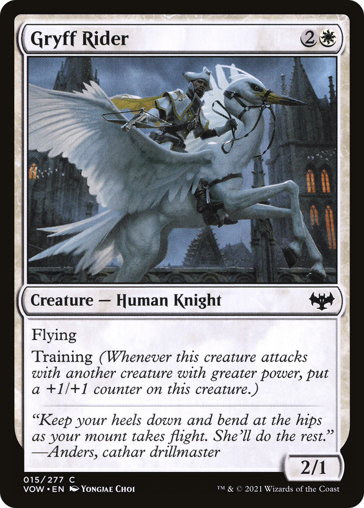 Gryff Rider [Innistrad: Crimson Vow] Foil