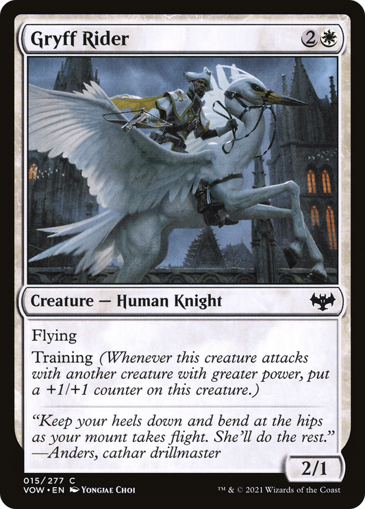 Gryff Rider [Innistrad: Crimson Vow] Foil