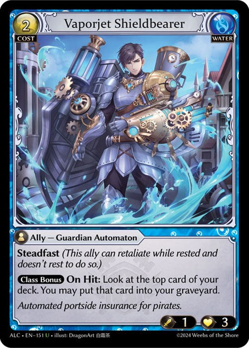 Vaporjet Shieldbearer (151) [Alchemical Revolution] Foil