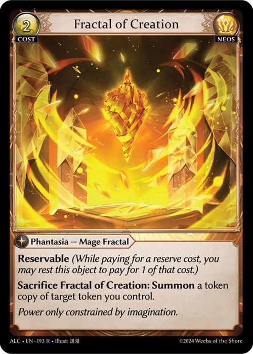 Fractal of Creation (193) [Alchemical Revolution] Foil