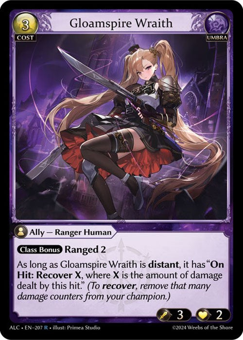 Gloamspire Wraith (207) [Alchemical Revolution] Foil