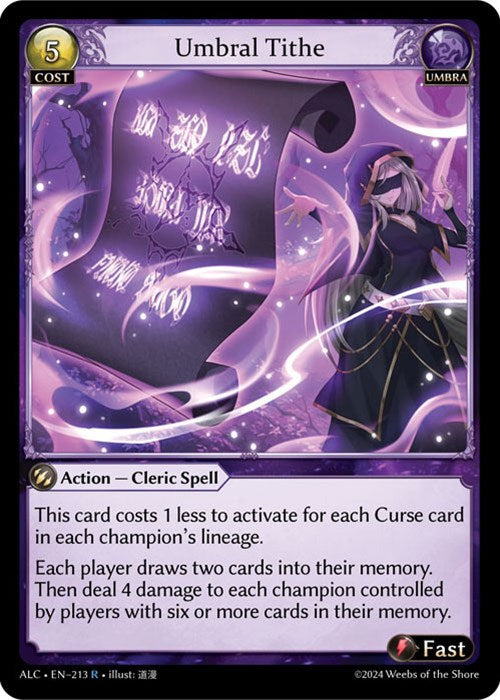 Umbral Tithe (213) [Alchemical Revolution] Foil