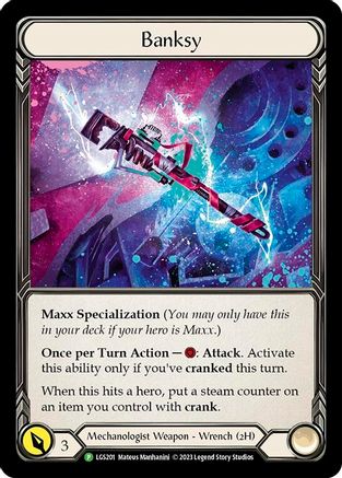 Banksy - LGS201 (LGS201) Cold Foil - Flesh and Blood: Promo Cards