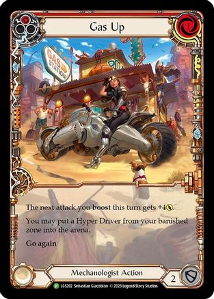 Gas Up (LGS202) Rainbow Foil - FaB Promos