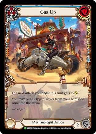 Gas Up (LGS204) Rainbow Foil - FaB Promos