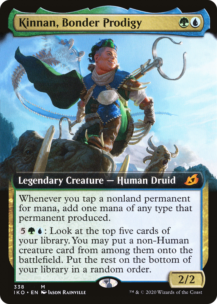 Kinnan, Bonder Prodigy (Extended Art) [Ikoria: Lair of Behemoths] Foil