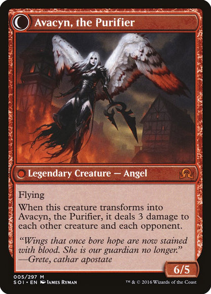 Archangel Avacyn // Avacyn, the Purifier [Shadows over Innistrad] Foil