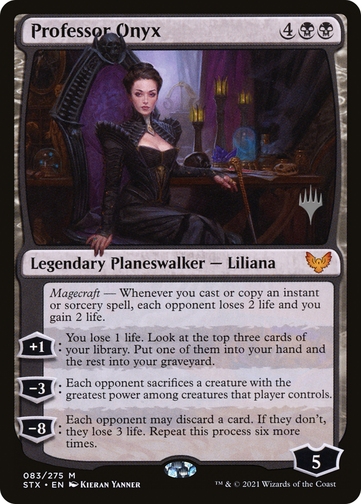 Professor Onyx (Promo Pack) [Strixhaven: School of Mages Promos]