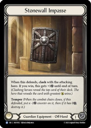Stonewall Impasse (HVY052) Cold Foil - Heavy Hitters