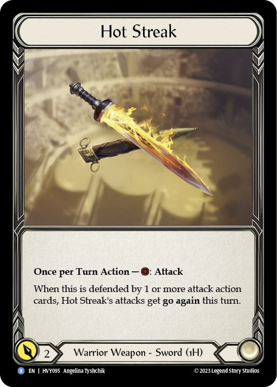 Hot Streak [HVY095] (Heavy Hitters)  Cold Foil | Silver Goblin