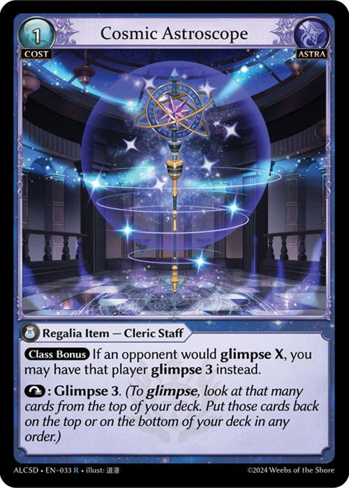 Cosmic Astroscope (33) [Alchemical Revolution: Starter Decks] | Silver Goblin