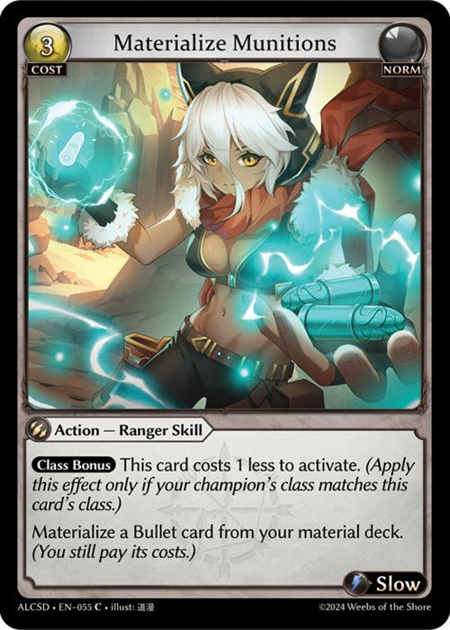 Materialize Munitions (55) [Alchemical Revolution: Starter Decks] Foil