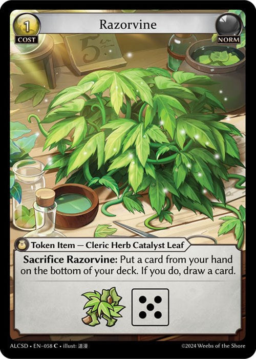 Razorvine (58) [Alchemical Revolution: Starter Decks] Foil