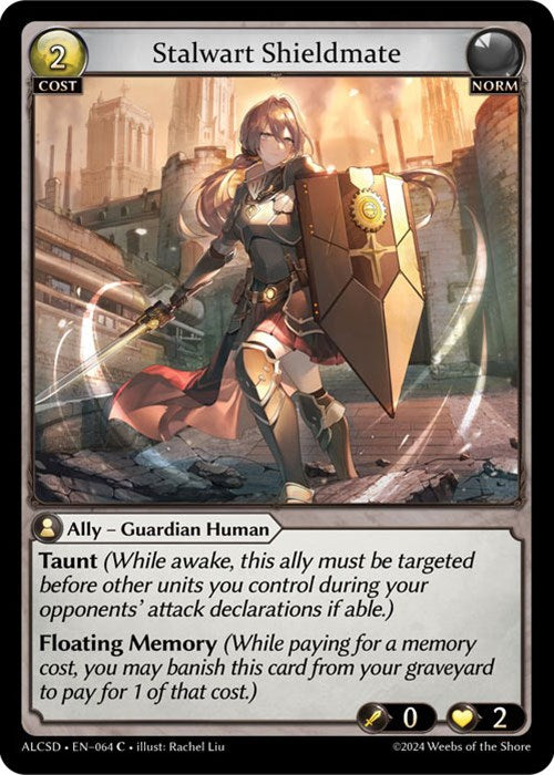 Stalwart Shieldmate (64) [Alchemical Revolution: Starter Decks] Foil