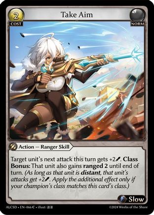 Take Aim (66) [Alchemical Revolution: Starter Decks] Foil