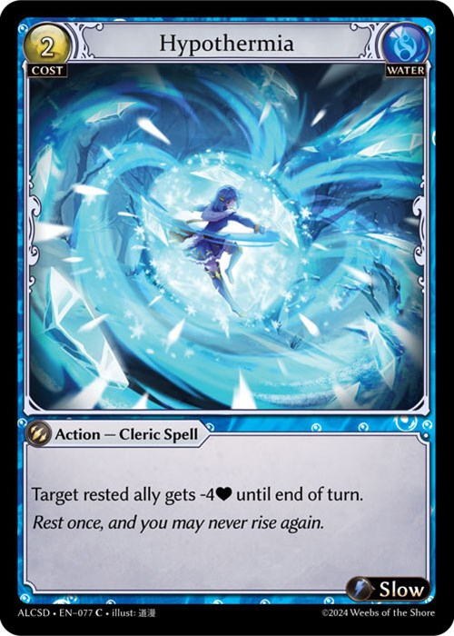Hypothermia (77) [Alchemical Revolution: Starter Decks] Foil