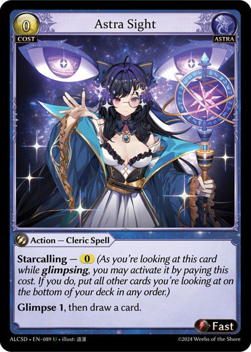 Astra Sight (89) [Alchemical Revolution: Starter Decks] | Silver Goblin