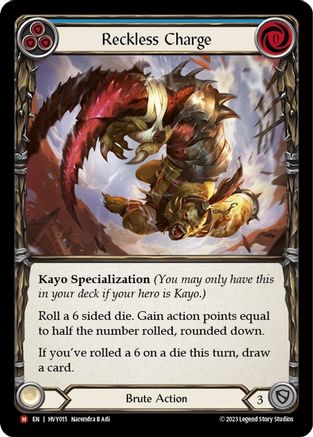 Reckless Charge (HVY015)  - Heavy Hitters