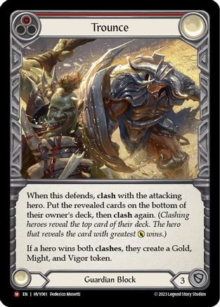 Trounce (HVY061) Rainbow Foil - Heavy Hitters