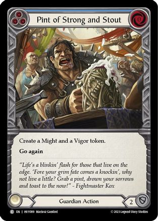 Pint of Strong and Stout (HVY089) Rainbow Foil - Heavy Hitters