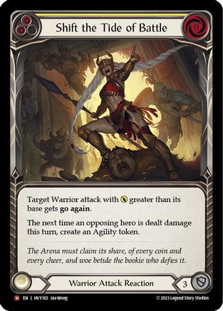 Shift the Tide of Battle (HVY102) Rainbow Foil - Heavy Hitters