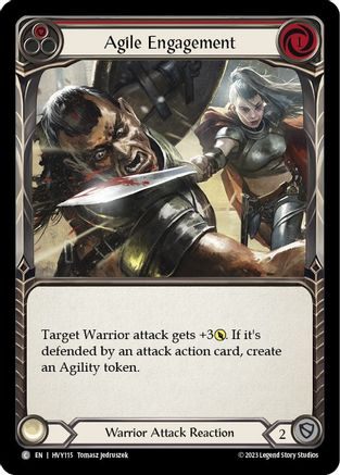 Agile Engagement (Red)  (HVY115) - Heavy Hitters | Silver Goblin