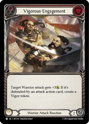 Vigorous Engagement (Red) (HVY118)  - Heavy Hitters