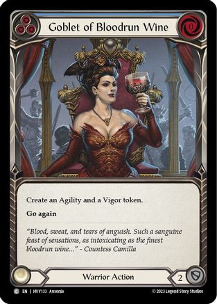 Goblet of Bloodrun Wine (HVY133)  - Heavy Hitters