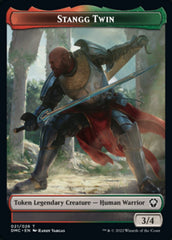 Soldier // Stangg Twin Double-Sided Token [Dominaria United Tokens] | Silver Goblin