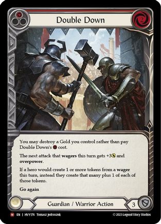 Double Down (HVY176) Rainbow Foil - Heavy Hitters