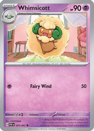 Whimsicott (35) - Paldean Fates