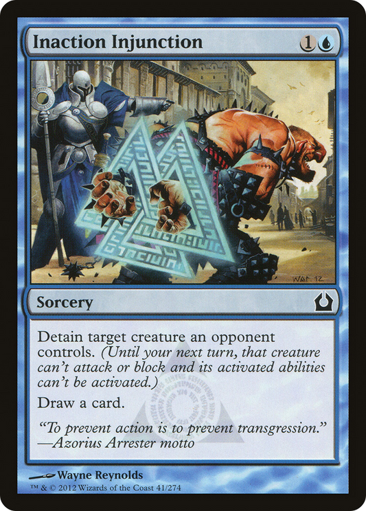 Inaction Injunction [Return to Ravnica] Foil