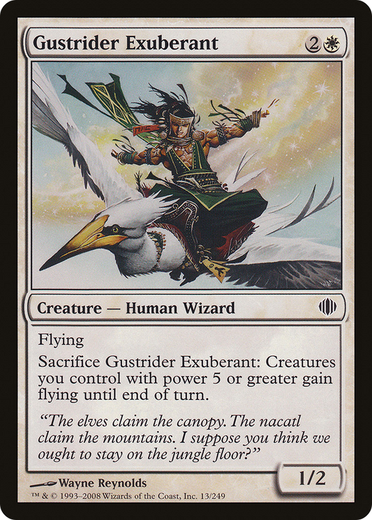 Gustrider Exuberant [Shards of Alara] Foil