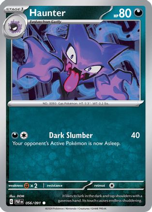 Haunter (56) Reverse Holofoil - Paldean Fates