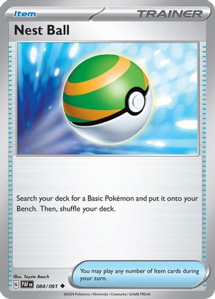 Nest Ball (84) Reverse Holofoil - Paldean Fates