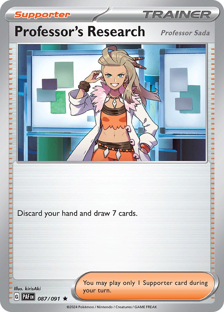 Professor's Research (087/091) [Scarlet & Violet: Paldean Fates] | Silver Goblin