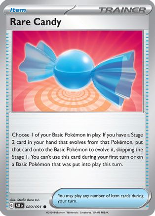 Rare Candy (89) Reverse Holofoil - Paldean Fates