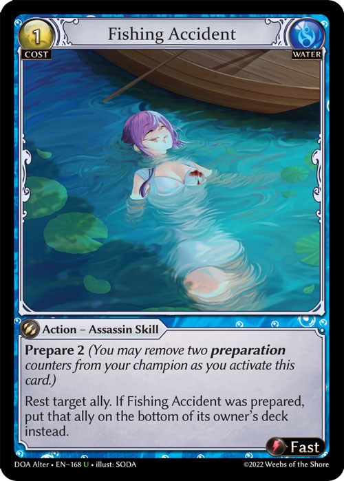 Fishing Accident (168) [Dawn of Ashes: Alter Edition] Foil