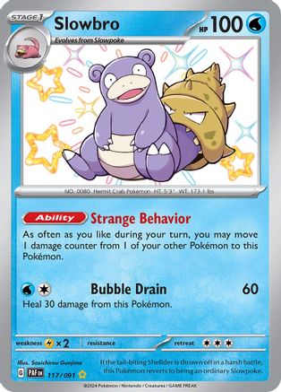 Slowbro (117) Holofoil - Paldean Fates