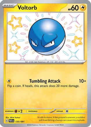 Voltorb (133) Holofoil - SV Paldean Fates