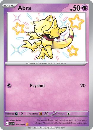 Abra (148) Holofoil - SV Paldean Fates