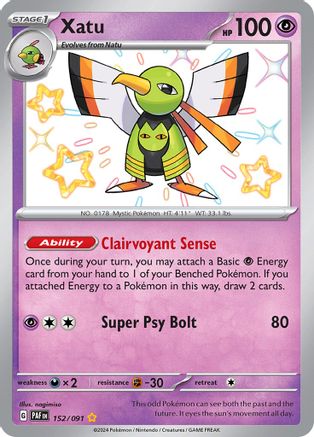Xatu (152) Holofoil - Paldean Fates