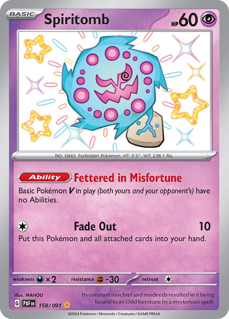 Spiritomb (158/091) [Scarlet & Violet: Paldean Fates] | Silver Goblin