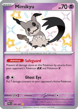 Mimikyu (160) Holofoil - Paldean Fates