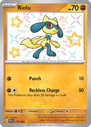 Riolu (173) Holofoil - Paldean Fates