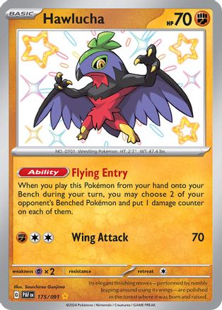 Hawlucha (175) Holofoil - Paldean Fates